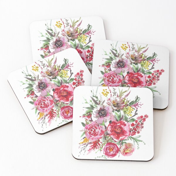 Item preview, bouquet watercolor designed and sold by Katarina Roccella.