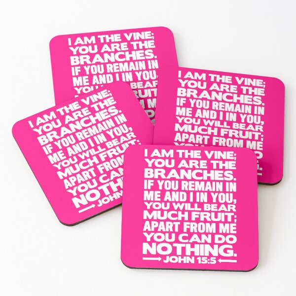 Item preview, John 15:5 I Am The Vine You Are The Branches designed and sold by plushism.