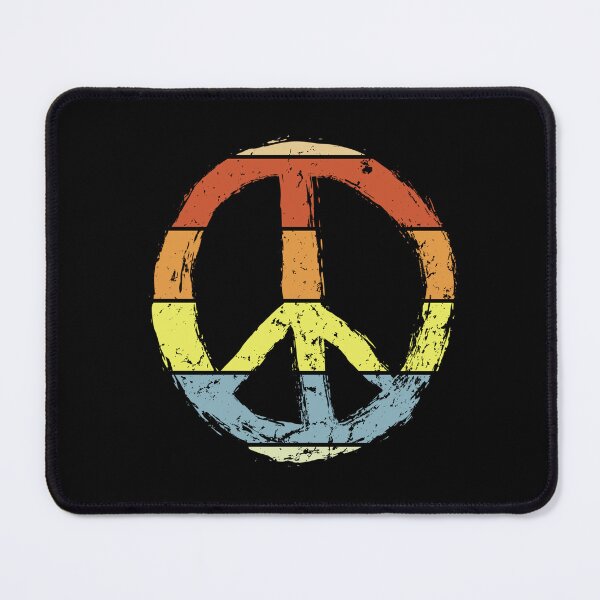 Item preview, daisy peace sign - peace symbol with vintage style designed and sold by Adam 7ea.