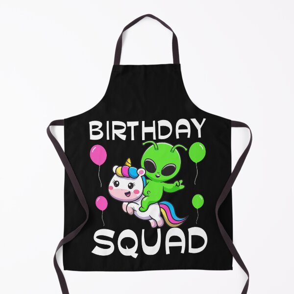 Item preview, Birthday Squad Alien Riding Unicorn Bday Team Cute Family designed and sold by PuPPuB.