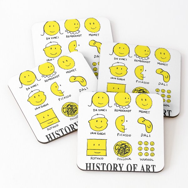 Item preview, History of Art Smiley Face designed and sold by rayasponge.