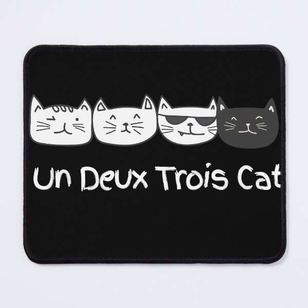 Item preview, Un Deux Trois Cat designed and sold by Equitees.