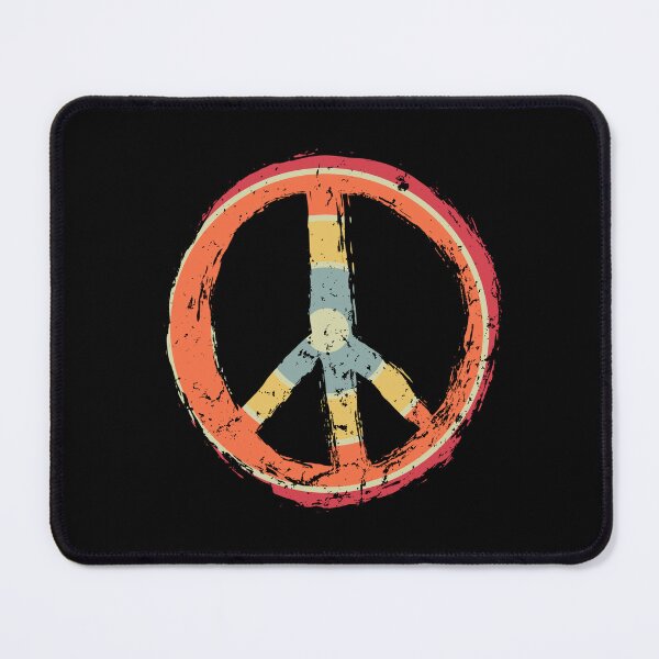 Item preview, make peace, not war - daisy peace sign - peace symbol with vintage style - peace sign designed and sold by Adam 7ea.