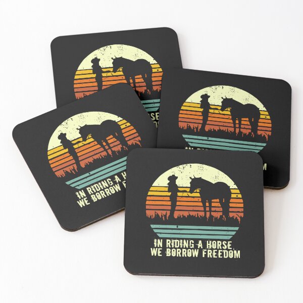 Item preview, In Riding A Horse, We Borrow Freedom designed and sold by Born-to-Rock.
