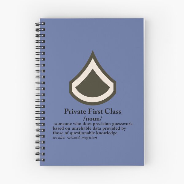 Item preview, US Army Private First Class Definition designed and sold by Tribedragon.
