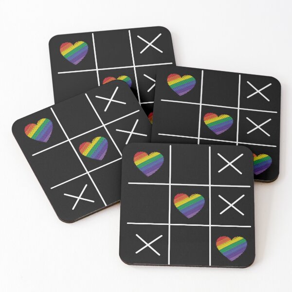 Item preview, Love Wins Tic-Tac-Toe, Pride Design designed and sold by Koala Designs.