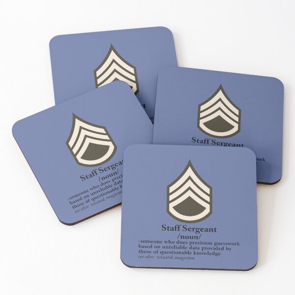 Item preview, US Army Staff Sergeant Definition Gift designed and sold by Tribedragon.