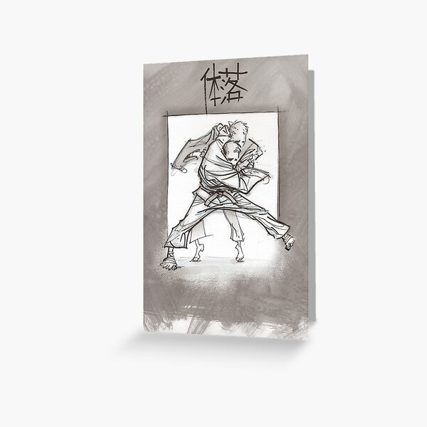 TAI OTOSHI Greeting Card