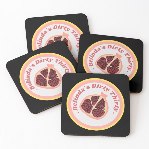 Item preview, Belinda Blinked Forever Dirty 30 Pomergrante badge designed and sold by SelfrontStudios.