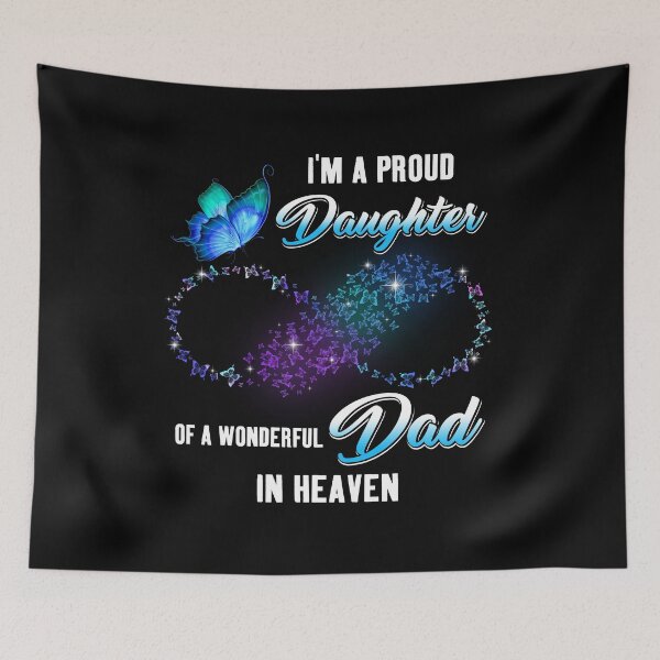 Item preview, Best Memorial Angel Dad In Heaven Daughter Remembrance Daddy designed and sold by adsmod.