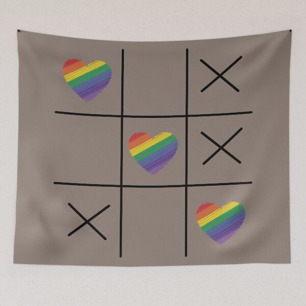 Item preview, Love Wins Tic-Tac-Toe, Pride Design designed and sold by Koala Designs.