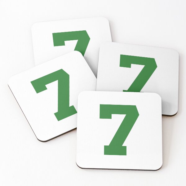 Item preview, Number 7, Green seven, Sports number 7 designed and sold by TheCultStuff.