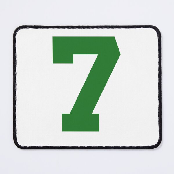 Item preview, Number 7, Green seven, Sports number 7 designed and sold by TheCultStuff.