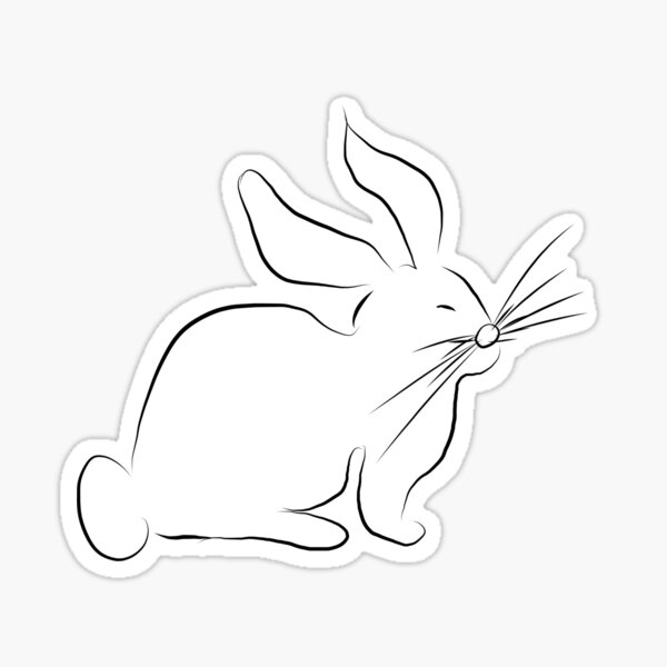 Artikel-Vorschau von Ein minimaler Osterhase, designt und verkauft von M Minerrale.