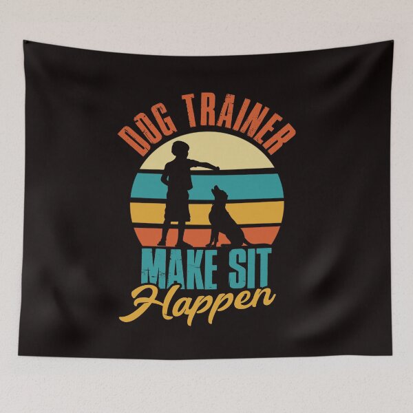 Item preview, Retro Dog Trainer Dogs Training Animal Teaching Behavior Pet designed and sold by TomGiantDesigns.