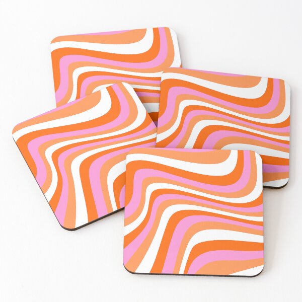 Item preview, Subtle Lesbian Wave Pattern, Discreet Aesthetic Lesbian Pride designed and sold by SweetestPrints.