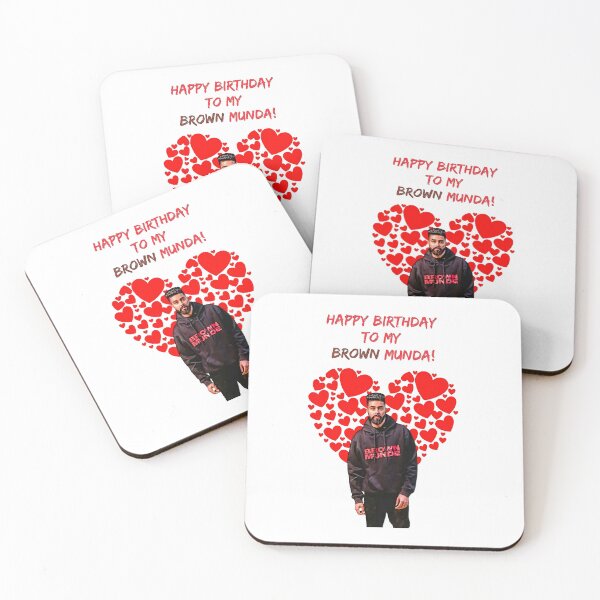 Item preview, AP Dhillon Brown Munde Birthday Card Punjabi Funny Indian Music designed and sold by harveyqueen.