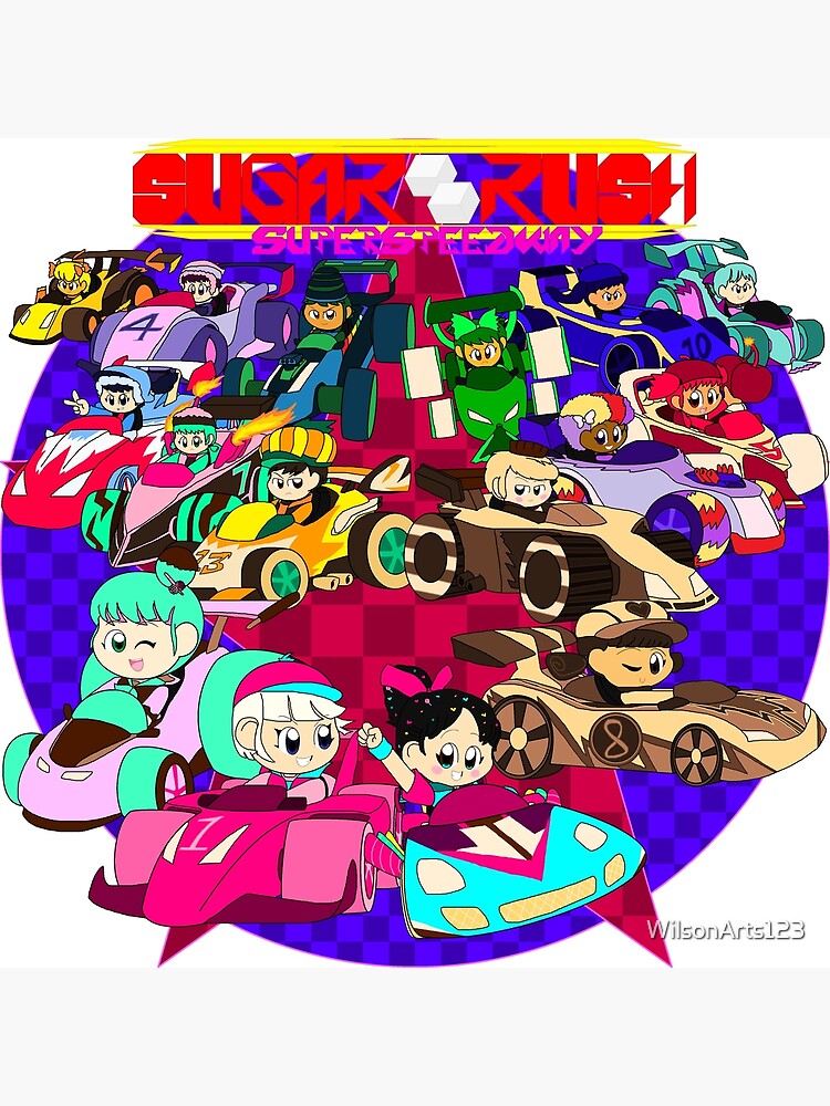 "Sugar Rush Super Speedway (2022 Edition)" Poster by WilsonArts123
