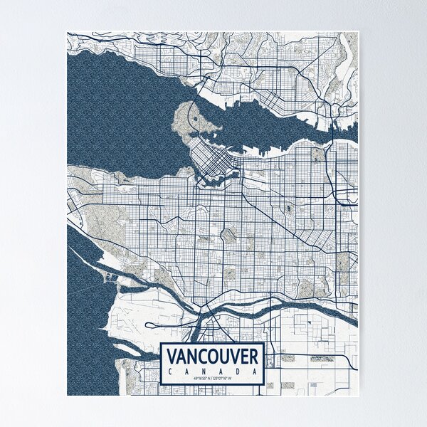 Item preview, Vancouver City Map of Canada - Coastal designed and sold by deMAP.