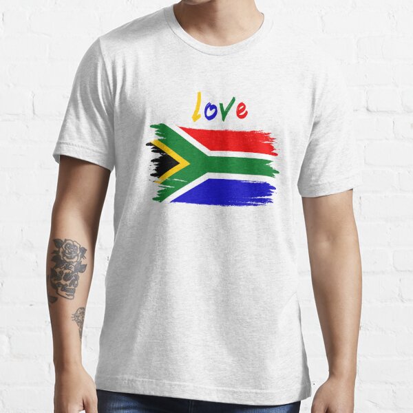 Love For South Africa T Shirt For Sale By Biglakeco Redbubble South Africa Flag T Shirts 8397