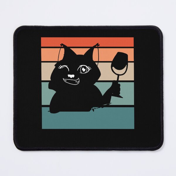 Item preview, Catmama With Preference With Wine Cat Silhouette designed and sold by Merchandiser099.