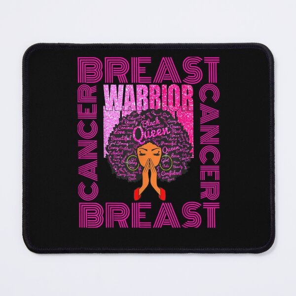 Item preview, Breast Cancer Melanin Women Pray Hard Survivor Black Girl designed and sold by KimbempeCB.