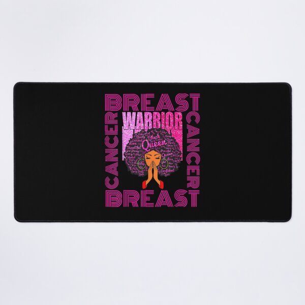 Item preview, Breast Cancer Melanin Women Pray Hard Survivor Black Girl designed and sold by KimbempeCB.
