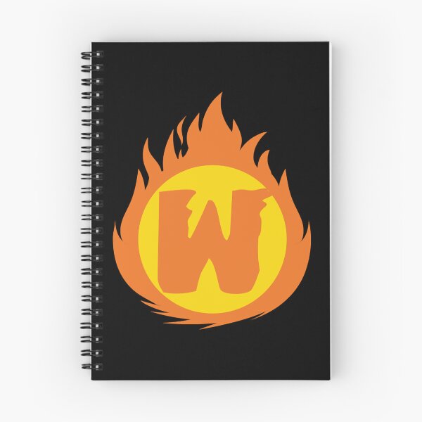 Item preview, Superhero Letter W. Fire Insignia Classic designed and sold by KarenChang3.