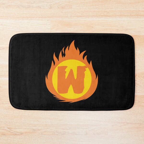 Item preview, Superhero Letter W. Fire Insignia Classic designed and sold by KarenChang3.