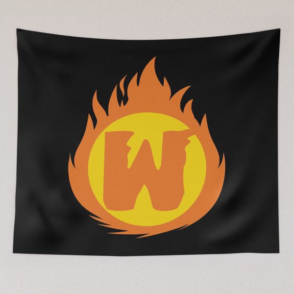 Item preview, Superhero Letter W. Fire Insignia Classic designed and sold by KarenChang3.