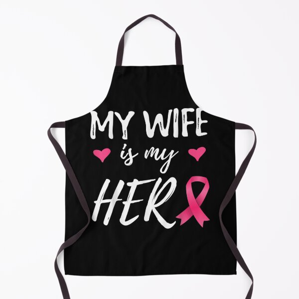 Item preview, My Wife is my Hero Ribbon Breast Cancer Awareness designed and sold by KimbempeCB.