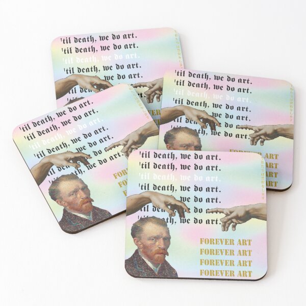 Item preview,  'Til Death, we do art. Forever Art. the creation of Adam. van gogh. designed and sold by TZBINOU.