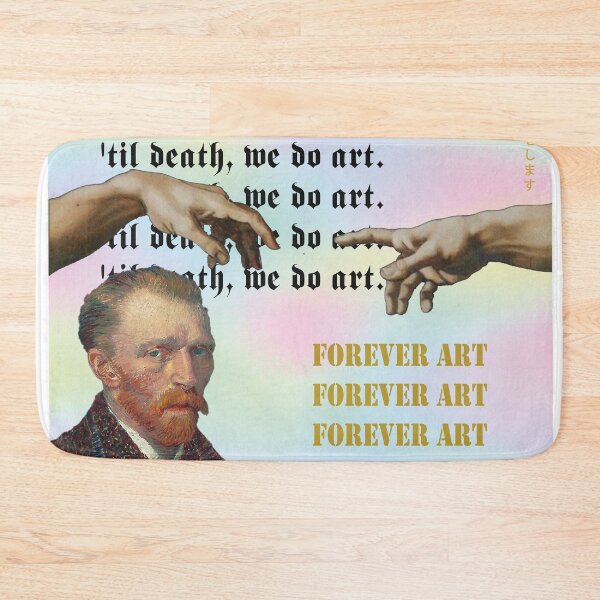 Item preview,  'Til Death, we do art. Forever Art. the creation of Adam. van gogh. designed and sold by TZBINOU.
