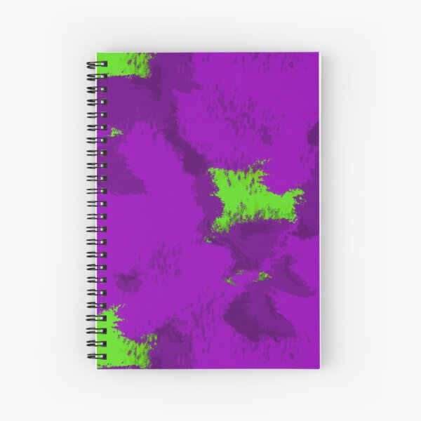 Violently Violet Spots Spiral Notebook