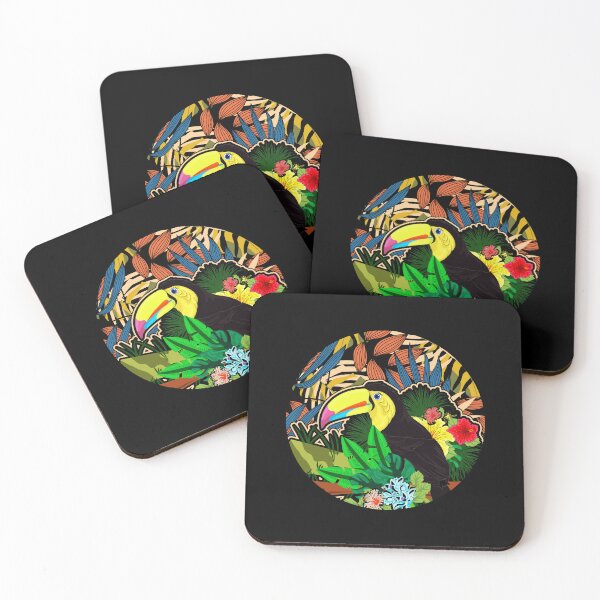Item preview, Tropical Plants Birdwatching Lover Ornithologist Exotic Bird Toucan designed and sold by bestshirtdesign.
