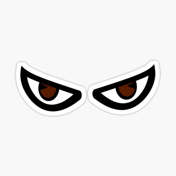 Angry Eyes' Sticker