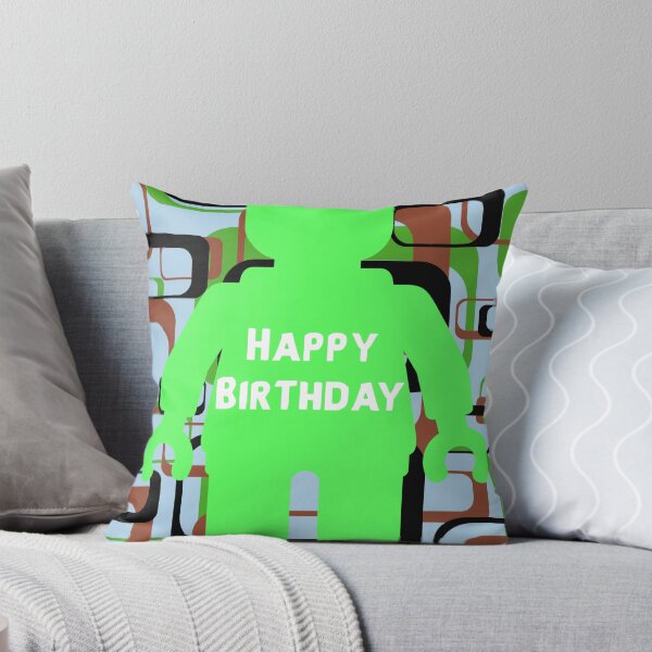 Item preview, Retro Minifig Art Happy Birthday designed and sold by ChilleeW.