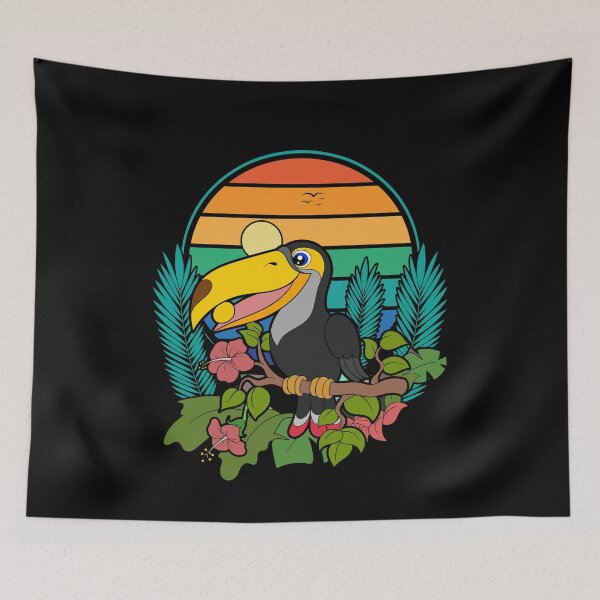 Item preview, Ornithology Lover Exotic Plants Bird Watcher Tropical Bird Toucan designed and sold by bestshirtdesign.