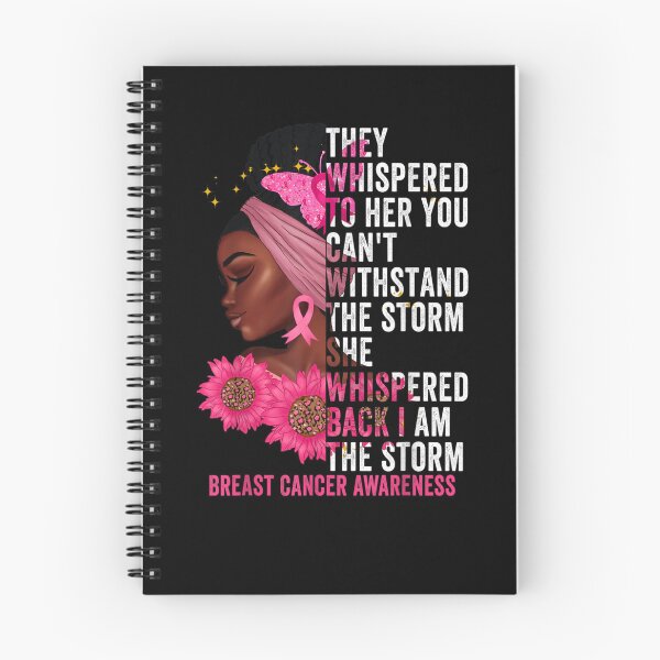 Item preview, I'm The Storm Black Women Breast Cancer Survivor Pink Ribbon designed and sold by KimbempeCB.