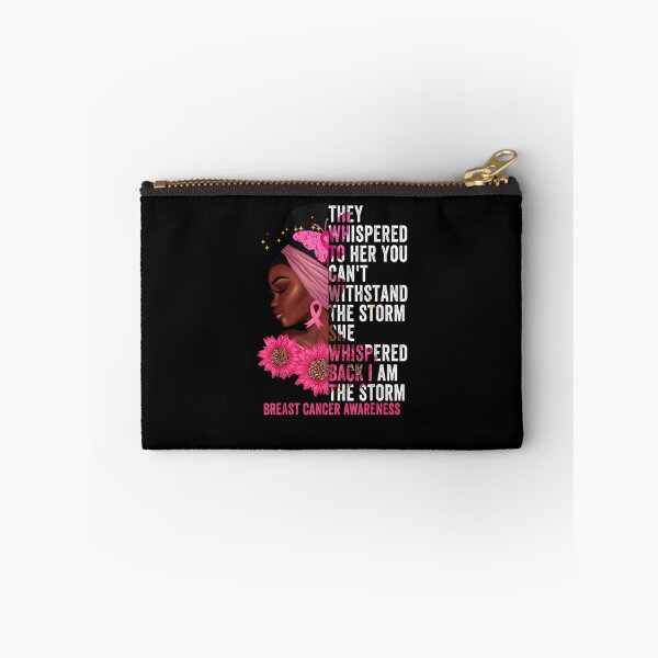 Item preview, I'm The Storm Black Women Breast Cancer Survivor Pink Ribbon designed and sold by KimbempeCB.