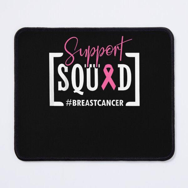 Item preview, Support Squad Breast Cancer Awareness Warrior Pink Ribbon designed and sold by KimbempeCB.