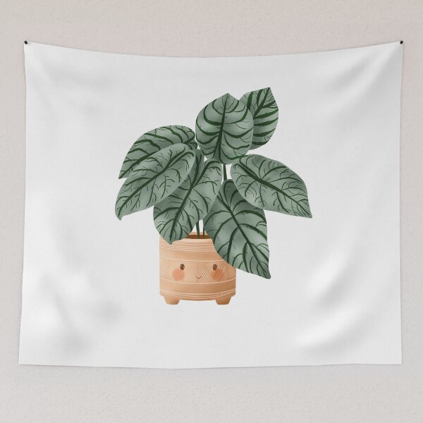 Item preview, Cute Plant Illustration, Alocasia Silver Dragon Illustration 3 designed and sold by Ana Moguš.