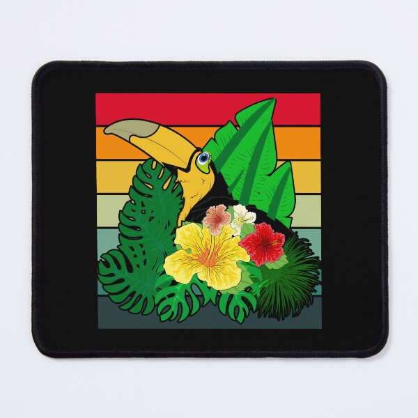 Item preview, Retro Bird Tropical Birdwatching Lover Ornithology Exotic Toucan designed and sold by bestshirtdesign.