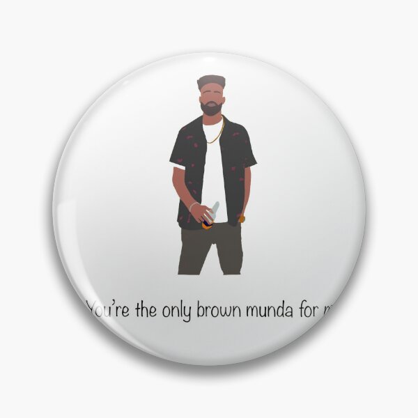 Item preview, AP Dhillon You're The Only Brown Munda For Me Tshirt designed and sold by harveyqueen.