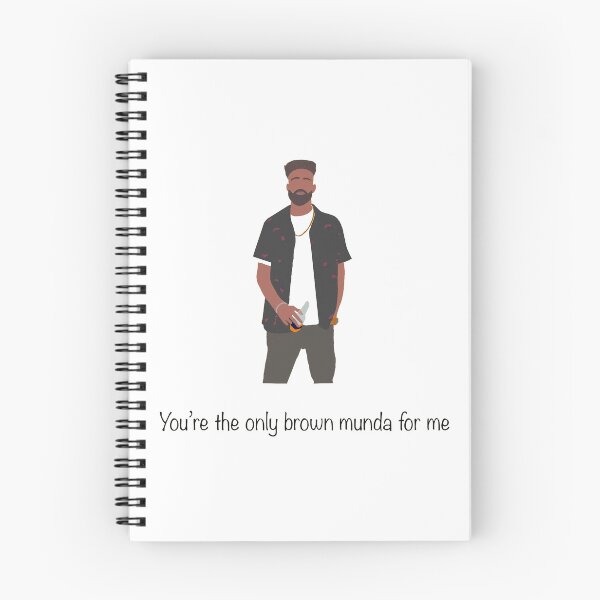 Item preview, AP Dhillon You're The Only Brown Munda For Me Tshirt designed and sold by harveyqueen.