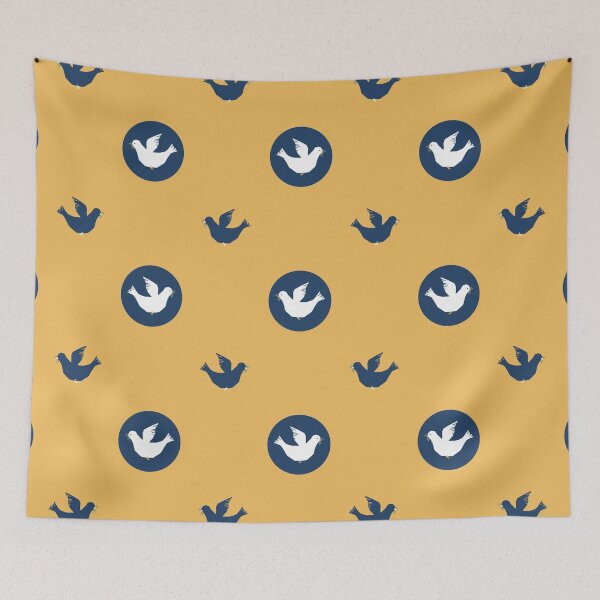 Item preview, Peace doves in blue and yellow sky - 2 - Stand with Ukraine designed and sold by studioMoSa.