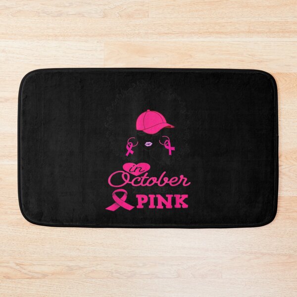 Item preview, Black Girl Breast Cancer Awareness In October We Wear Pink designed and sold by KimbempeCB.