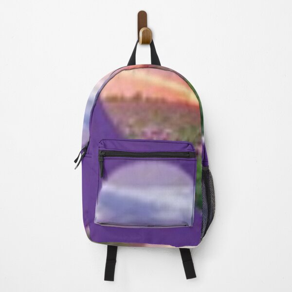 Item preview, Purple Heart and purple flowers in a Greenfield During Sunset designed and sold by joelle1724.