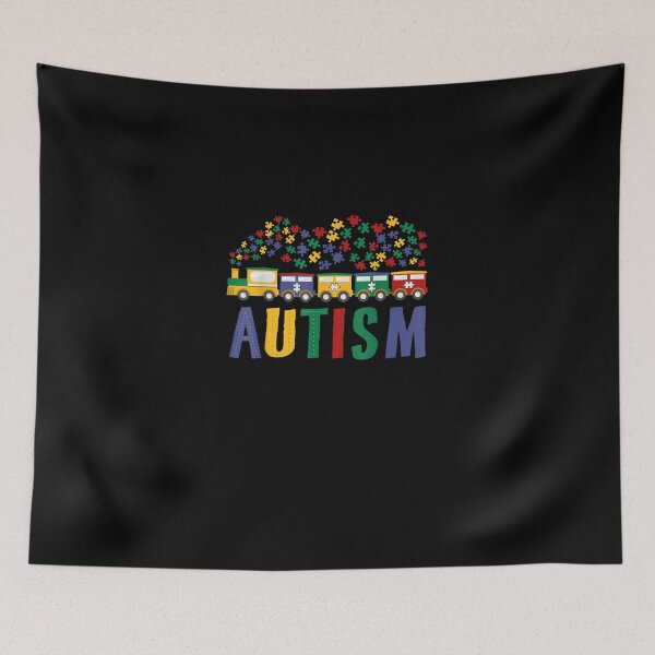 Item preview, Autism Train Colorful Autism Awareness Puzzle Gift T-Shirt designed and sold by VargasParis.