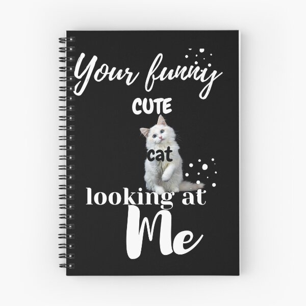 Item preview, Your funny cute cat is looking at me cutest designed and sold by Havilaharts.